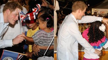 Príncipe Harry é contagiado por animação da população local de Belize - Getty Images