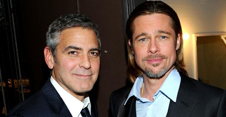 George Clooney e Brad Pitt - Getty Images