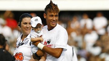 Neymar e Davi Lucca - Ivan Storti / Divulgação Santos FC