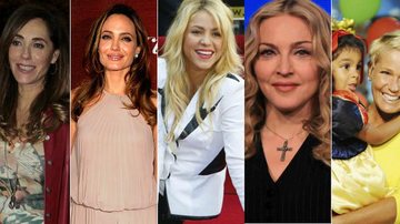 Christiane Torloni, Angelina Jolie, Shakira, Madonna e Xuxa - Arquivo CARAS