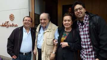 Ricardo Frugoli, Antonio Abujamra com sua Belinha Abujamra e Flávio Novelli, SP.