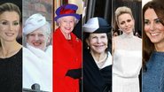 Princesa Letizia, Rainha Margarida, Rainha Elizabeth II, Rainha Silvia, Duquesa Kate Middleton e Princesa Charlene - Getty Images