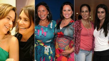 Gabriela e Regina Duarte, Fafá e Mariana Belém e Gloria e Cleo Pires - Arquivo CARAS