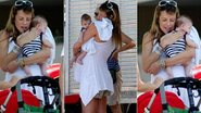Luana Piovani 'treina' para a chegada de Dom com bebê na orla do Leblon - J.Humberto / AgNews