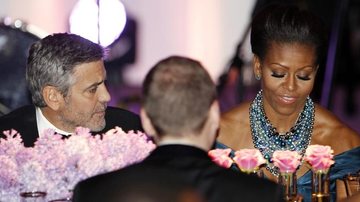 George Clooney em jantar com a primeira-dama Michelle Obama - Reuters