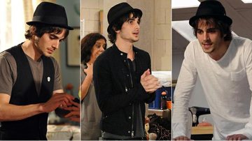 Fiuk empresta chapéu para o figurino do personagem Agenor em 'Aquele Beijo' - TV Globo