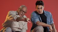 Pai e filho em cena na peça 'Vermelho' - João Caldas/Divulgação