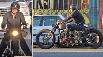 David Beckham passeia de moto por Los Angeles, Estados Unidos - The Grosby Group