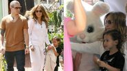 Acompanhada do namorado Casper Smart, Jennifer Lopez leva filhos para ver coelhinho da Páscoa - The Grosby Group
