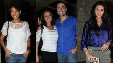 Sheron Menezzes, Francisca Pinto com o marido Ricardo Pereira e Bruna Marquezine - Alex Palarea e Roberto Filho / AgNews