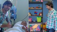 Sandro Pedroso visita crianças com câncer em hospital - Divulgação