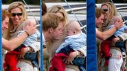 Príncipe Harry brinca com bebê em intervalo de jogo de polo no Reino Unido - Reprodução/Grosby Group