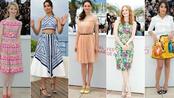 Mia Wasikowska, Freida Pinto, Marion Cotillard, Jessica Chastain e Leila Bekhti - Getty Images