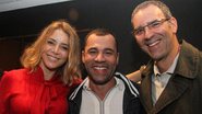 Christine Fernandes com o marido Floriano Peixoto e o colega Rodrigo Sant'anna - Onofre Veras / AgNews