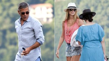 George Clooney, Stacy Keibler e Karen Duffy - Splash News