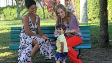 Angélica grava Estrelas com Juliana Paes e o filho Pedro - Jeferson Ribeiro / AgNews