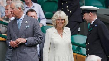 O príncipe Charles e a mulher, Camilla, chegam a Wimbledon. - Reuters