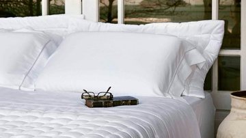 Jogo de cama de algodão com fibras finas e longas Casa Almeida 11 3082-1538 (casaalmeida.com.br) - Divulgação