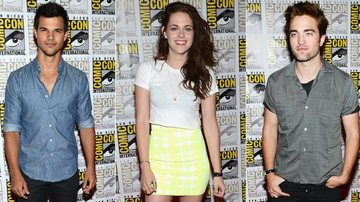 Taylor Lautner, Kristen Stewart e Robert Pattinson - Getty Images