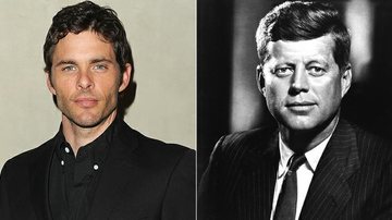 James Marsden e John F. Kennedy - Getty Images; Foto Oficial