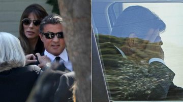 Sylvester Stallone no funeral do filho, Sage - Splash News