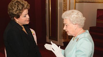 Rainha Elizabeth II recebe Dilma Rousseff no Palácio de Buckingham - Getty Images