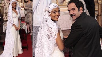 O casamento dos personagens de Juliana Paes e Humberto Martins em 'Gabriela' - Reprodução site Gabriela