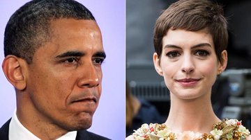 Barack Obama e Anne Hathaway - Getty Images