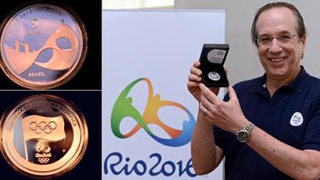 Leonardo Gryner, Diretor Geral do Rio2016, apresenta as moedas comemorativas à Olimpíada Rio2016 - Wander Roberto / Inovafoto / Rio2016