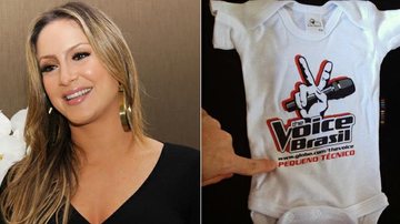 Claudia Leitte ganha body do The Voice Brasil para o filho Rafael - Milene Cardoso / AgNews; Reprodução / Instagram