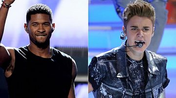 Usher e Justin Bieber - Getty Images