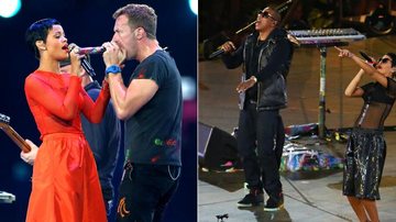Rihanna canta com Chris Martin e Jay-Z no encerramento dos Jogos Paralímpicos de Londres - Getty Images