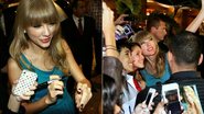 Taylor Swift distribui autógrafos e fotos no Rio - Marcello Sá Barretto / Foto Rio News
