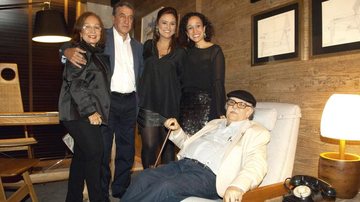 O casal Leila e Parreira com Flávia e a filha Dani, parceiras no projeto em tributo a Sergio. - -