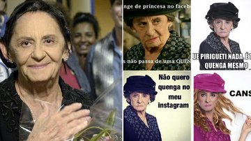 Laura Cardoso e os vários memes que pipocam na internet - Divulgação/ TV Globo