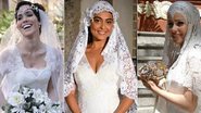 Fernanda Pontes, Juliana Paes e Leona Cavalli: noivas em 'Gabriela' - TV Globo/Divulgação