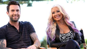 Adam Levine e Christina Aguilera - Getty Images