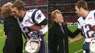Jon Bon Jovi parabeniza Tom Brady após vitória do New England Patriots sobre o rival Saint Louis Rams - Getty Images