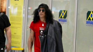Slash no Aeroporto Santos Dumont, no Rio de Janeiro, neste sábado, 3 - Leotty Junior / AgNews