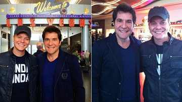 Michel Teló e Daniel em Las Vegas - Reprodução / Instagram