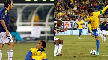 Neymar na partida amistosa do Brasil contra a Colômbia - Reuters