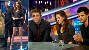 Kristen Stewart, Robert Pattinson e Taylor Lautner em 'El Hormiguero' - Getty Images