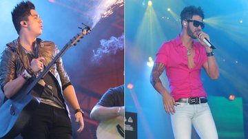 Luan Santana e Gusttavo Lima - Thiago Duran/AgNews