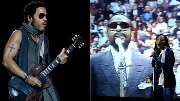Lenny Kravitz e Marvin Gaye - Getty Images