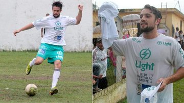 Rafael Cardoso em jogo beneficente no Rio - Cleomir Tavares / Divulgação