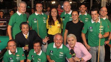 Famosos se divertem em campeonato de sinuca em São Paulo - Amauri Nehn / AgNews