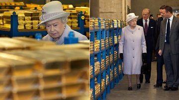 Rainha Elizabeth II e príncipe Philip no Banco da Inglaterra - Reuters