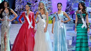 As cinco finalistas do Miss Universo em seus looks de gala - Getty Images