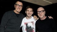 Stefano Gabbana, Lionel Messi e Domenico Dolce - Divulgação