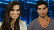 Kamilla e Marcello foram escolhidos para entrar na casa do BBB - TV Globo